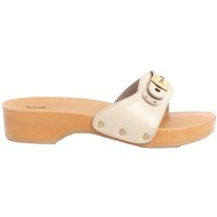 Scholl Pescura Heel - Zoccolo Scholl originale tonificante per gambe e piedi, misura 38 sabbia