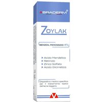 Braderm Zoylak Crema - Trattamento antiacne e seboregolatore per l'acne leggera, 30 ml