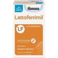 Humana Lattoferrimil - Integratore alimentare di lattoferrina fin dalla nascita, flacone da 30 ml