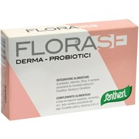 Santiveri Florase Derma - Integratore Santiveri di probiotici per la pelle, 40 capsule