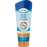 Tena Zinc Cream - Crema lenitiva per la pelle irritata e sensibile, crema Tena 100 ml