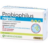 Farmaderbe Probiophilus Regulas Integratore Alimentare, 60 Capsule