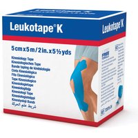 Sixtus Leukotape K - Sixtus italia benda anelastica azzurro, rocchetto 5 m x 5 cm