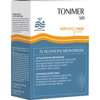 Tonimer Lab Hypertonic - Soluzione ipertonica mucolitica per aerosol Tonimer Lab, 18 fiale da 3 ml