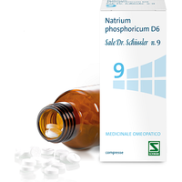 Schwabe Pharma Sali Dr. Schüssler - Natrium phosphoricum D6 Sale Dr. Schussler N.9 (fosfato di sodio), 200 Compresse