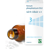 Schwabe Pharma Sali Dr. Schüssler - Ferrum phosphoricum D12 Sale Dr. Schussler N.3 (fosfato di ferro), 200 Compresse