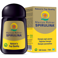 Marcus Rohrer Spirulina Integratore Alimentare, 180 Compresse