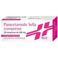 Paracetamolo Sella 500mg Antipiretico e Analgesico, 30 Compresse