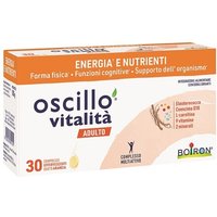 Boiron Oscillo Vitalità Adulto Integratore di Supporto Energia Fisica e Mentale, 30 Compresse Effervescenti