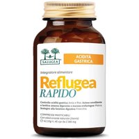 Salugea Reflugea Rapido - Integratore per l'acidità gastrica e la digestione, 45 compresse