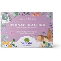 Valverbe Echinacea Alpina Bio - Tisana per le difese immunitarie e le vie respiratorie, 20 filtri