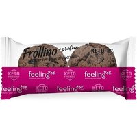 FEELING OK +Protein Frollino al Cacao con Gocce di Cioccolato, 50g