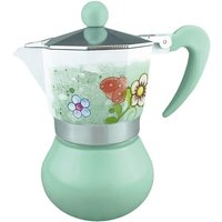 THUN Caffettiera Sul Fuoco Moka in Ceramica Decorata per Colazione e Tavola