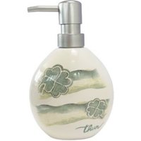 THUN Dispenser Sapone Quadrifoglio Erogatore in Ceramica per Bagno e Cucina