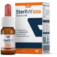 Sterilfarma Sterilvit Polivit - Integratore multivitaminico per le difese, Sterilvit gocce 5 ml