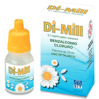 SIT Di-Mill 0,01% Collirio per Occhi Rossi e Congestione Oculare, 10ml