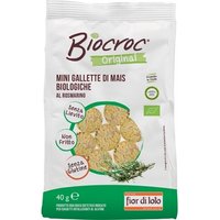 Biotobio Biocroc Mini Gallette Di Mais Rosmarino Bio 40 G