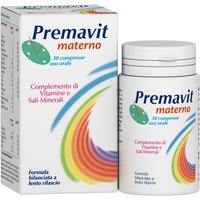 Valderma Premavit Materno - Integratore multivitaminico per gravidanza e allattamento, 30 compresse