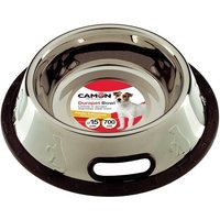 Camon Ciotola antirovesciamento e antiscivolo - La ciotola acciaio 800 ml Camon per cani, 800 ml