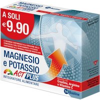 Linea Act Magnesio E Potassio Act Plus Integratore Alimentare, 14 bustine
