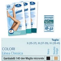 Sauber gambaletto 140 beige - Gambaletto a compressione per il microcircolo, 1 paio taglia 2