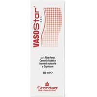 Stardea Vasostar - Stardea gel aloe defaticante per il microcircolo e le gambe pesanti, 150 ml