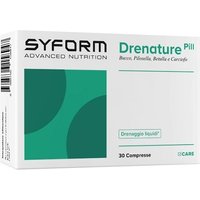 Syform Drenature Pill - Integratore per il drenaggio dei liquidi e la funzione epatica, 30 compresse