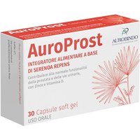 Aurobindo Pharma AuroProst Integratore Prostata e Vie Urinarie, 30 Capsule Soft