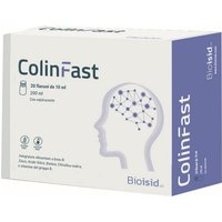 Bioisid Colinfast Integratore Fosfatidilcolina Acido Folico e Vitamine B, 20 Flaconcini