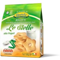 Bioalimenta Farabella Biscotti Le Stelle Yogurt Senza Zucchero 200 G