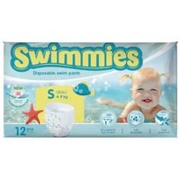 Ontex Swimmies Pannolino Pants Taglia S 4-9 Kg, 12 pannolini