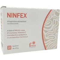 Fera Pharma Ninfex Integratore di D-mannosio, 20 Bustine