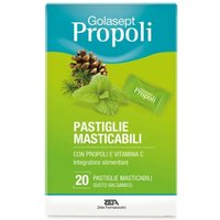 Zeta Farmaceutici Golasept Propoli Pastiglie Masticabili Gusto Balsamico, 20 Compresse