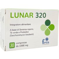 Fera Pharma Lunar 320 Integratore Funzionalità Prostata Vie Urinarie e Equilibrio Intestinale, 30 Compresse