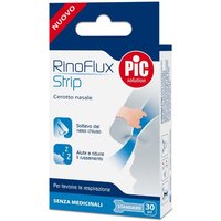 Pic RinoFlux Strip Cerotti Nasali Misura Standard 56x18mm, 30 Pezzi