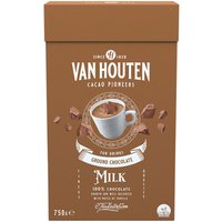 Van Houten Milk Hot Chocolate Drink Powder 1.65lb Box
