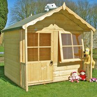 5×5 Shire Kitty Traditional Kids Wooden Playhouse 5×5 Shire Kitty Traditional Kids Wooden Playhouse