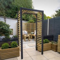 Shedstore Deal Enjoy 46% Off Forest Contemporary Slatted Garden Arch