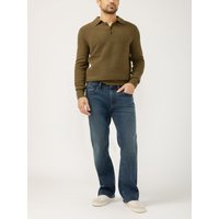 Men's Zac Relaxed Fit Straight Leg Jeans (Saddle) Size 42 by Silver Jeans