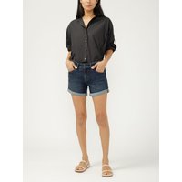 Women's Boyfriend Mid Rise Luxe Stretch Shorts (Bonita) Size 34 by Silver Jeans