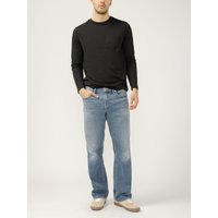 Men's Zac Relaxed Fit Straight Leg Knit Flex Jeans (Bond) Size 42 by Silver Jeans
