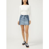 Women's Western Two-Tone Skirt (Glimmer) Size 36 by Silver Jeans