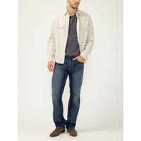 Men's Zac Relaxed Fit Straight Leg Knit Flex Jeans (Trafalgar) Size 40 by Silver Jeans