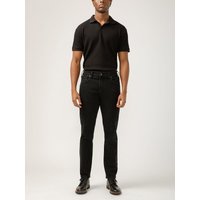 Men's Eddie Relaxed Fit Slim Straight Leg Jeans (Black) Size 28 by Silver Jeans