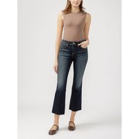 Women's Suki Mid Rise Kick Flare Luxe Stretch Jeans (Indigo) Size 29 by Silver Jeans