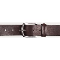 Men's 40MM Genuine Milled Leather Belt (Medium Brown) by Silver Jeans