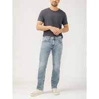 Men's Eddie Relaxed Fit Slim Straight Jeans (Indigo) Size 44 by Silver Jeans