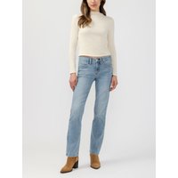 Women's Suki Mid Rise Classic Straight Luxe Stretch Jeans (Homecoming) Size 34 by Silver Jeans