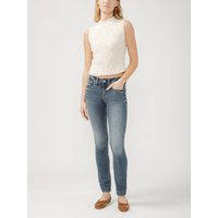 Women's Suki Mid Rise Skinny Jeans (Indigo) Size 32 by Silver Jeans