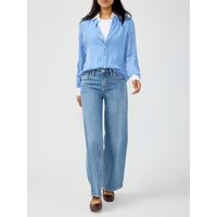 Women's Suki Mid Rise Wide Leg Knit Flex Jeans (Abbey) Size 34 by Silver Jeans